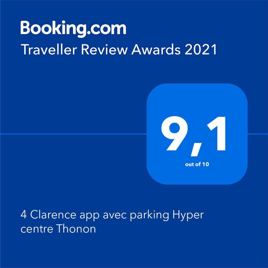 4 Clarence App Avec Parking Hyper Centre Thonon Apartment Exterior photo